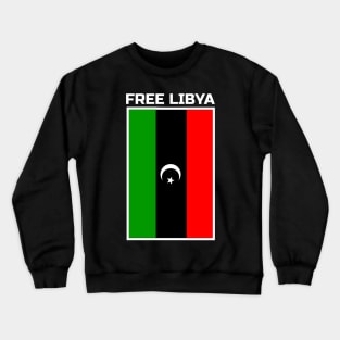 Free Libya Crewneck Sweatshirt